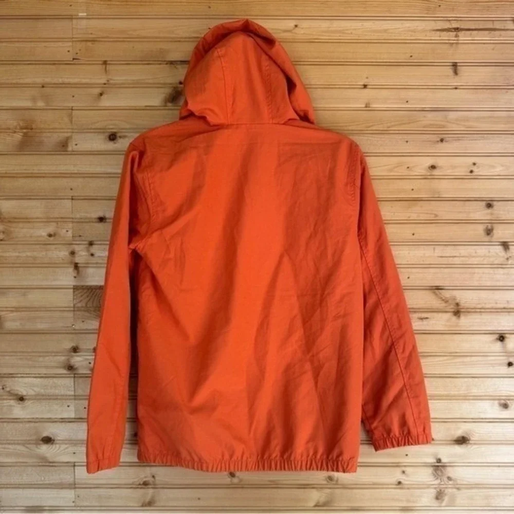 Old Navy Windbreaker Orange Kids XL NWT Hooded Zip Camping Play Hike Bears Game